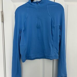 Lululemon ‘It’s Rulu’ Blue Quarter-Zip Pullover